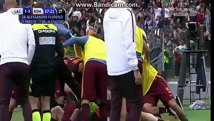 Alessandro Florenzi 1:3 HD | Lazio - Roma 03.04.2016