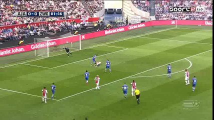 Lasse Schone Goal HD - Ajax 1-0 Zwolle  - 03-04-2016