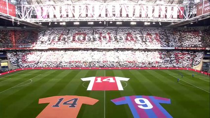 Incredible tifo for Johan Cruyff before Ajax vs Zwolle 2016 HD