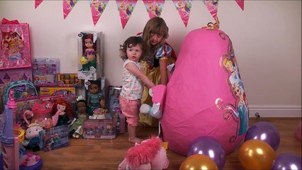 Disney Princess Videos Super Giant Surprise Egg WORLDS BIGGEST Cinderella Frozen Movie Toy