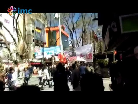 DEV-LİS üyeleri 'alkışlarla' gözaltına alındı