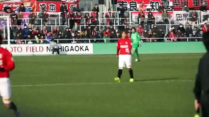 浦和レッズレディース　和田奈央子のクロス　→　齊藤あかねのヘッド　- 第36回皇后杯準決勝 2014.12.28