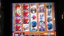 HEARTS OF VENICE Penny Video Slot Machine with SUPER RESPINS and a BIG WIN Las Vegas Strip