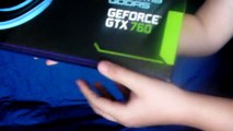 Unboxing of nvidia GTX GeForce 760 4GB
