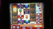 GRIFFINS GATE Penny Video Slot Machine with SUPER RESPINS and a BIG WIN Las Vegas Strip C
