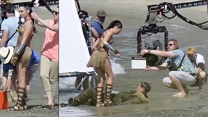 'Wonder Woman' Set Photos - Steve Trevor - Gal Gadot, Chris Pine