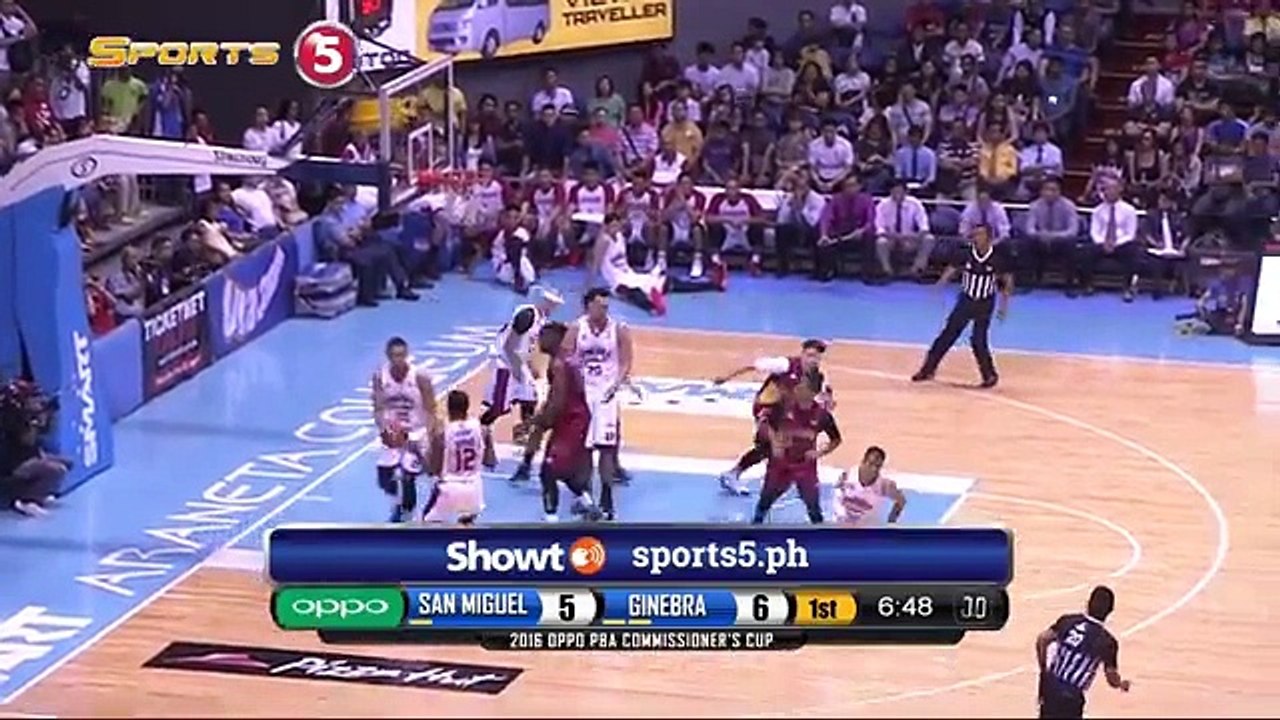 Caguioa Doing his Patented Teardrop and one