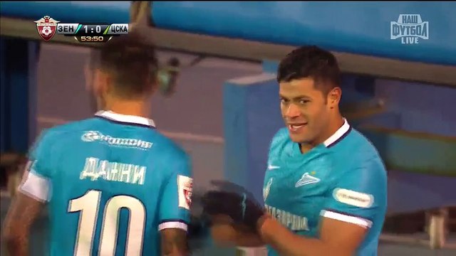 Hulk Goal - 1-0 Zenit St. Petersburg vs CSKA Moscow 03.04.2016
