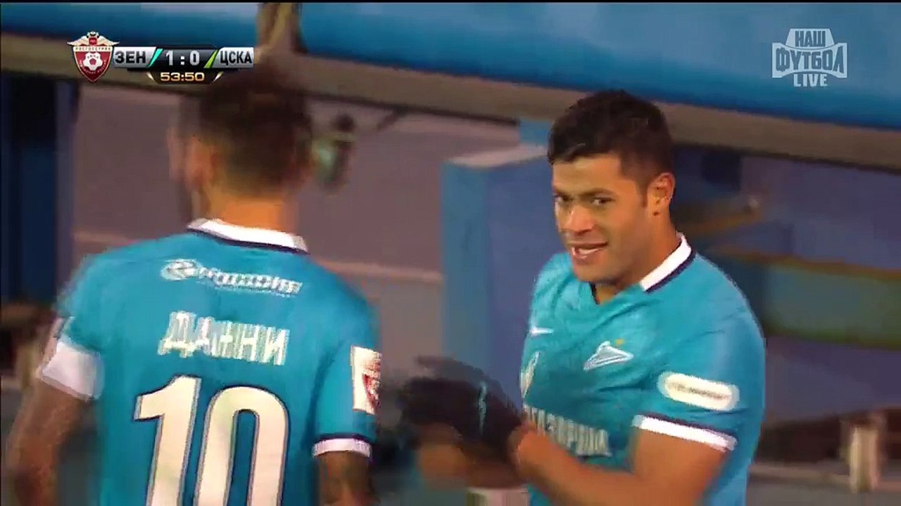 Hulk Goal - 1-0 Zenit St. Petersburg vs CSKA Moscow 03.04.2016