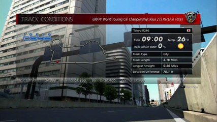 GT6 Gran Turismo 6 | 600PP World Touring Car Championship Race 2 |  Tokyo