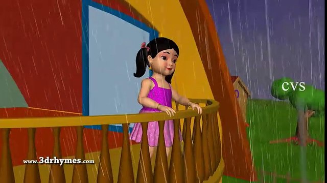 3D Animation I Hear Thunder Nursery Rhyme for Children with Lyrics