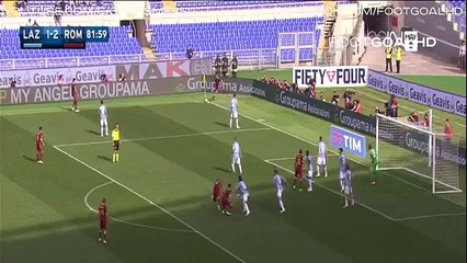 Alessandro Florenzi Goal ~ Lazio vs AS Roma 1-3 ~ 03-4-2016