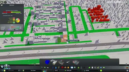 Cities Skylines Snowfall 10 Cannals & Education 17