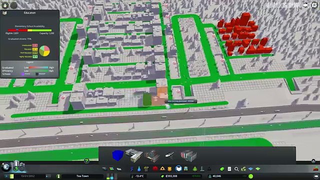 Cities Skylines Snowfall 10 Cannals & Education 17