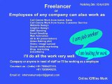 Freelancer, I am Job Seeker