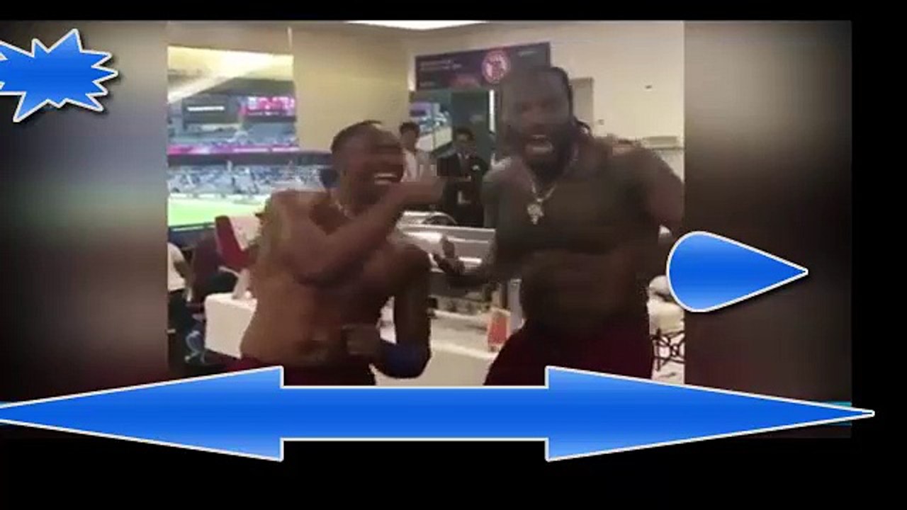 WEST INDIES TEAM DANCES AFTER WINNING WORLD CUP 2016