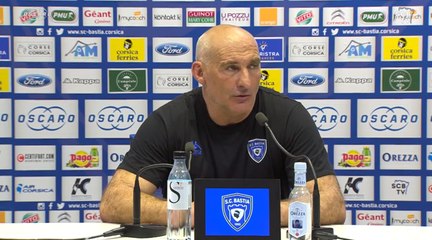 Bastia 2-1 Marseille : Conf. d'après-match de F. Ciccolini