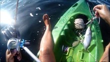 PESCA DE CAIAQUE EM ITAIPU ANCHOVETA 15 02 2015