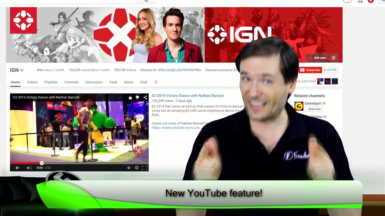 ★ *New* YouTube Channel ID and Username on channels!