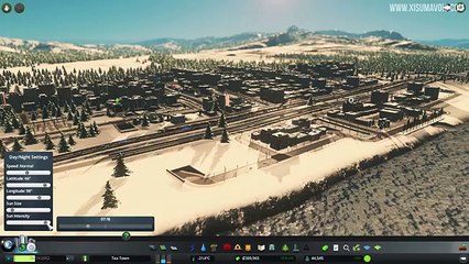Cities Skylines Snowfall 10 Cannals & Education(00h32m19s-00h32m50s)