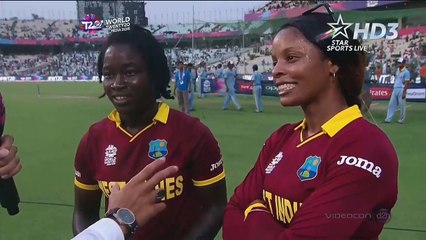 west indies girls dancing after winning world cup