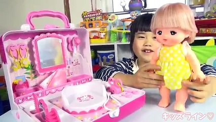 メルちゃんのおしゃれびようしつ 美容院 なかよしパーツ お世話 おもちゃ Baby Doll Mellchan hair salon
