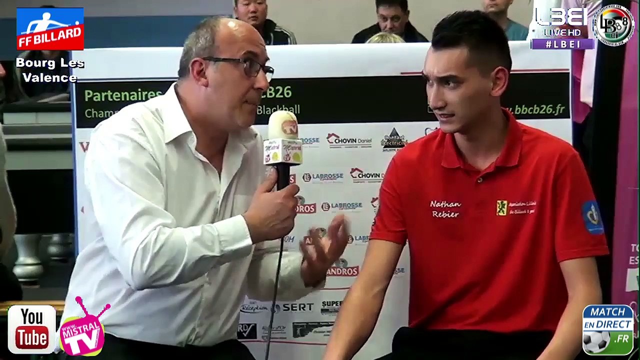 15_16_LIVE REAC DES FINALISTES ESPOIR VAINQUEUR BOURG LES VALENCES - NATHAN REBIER