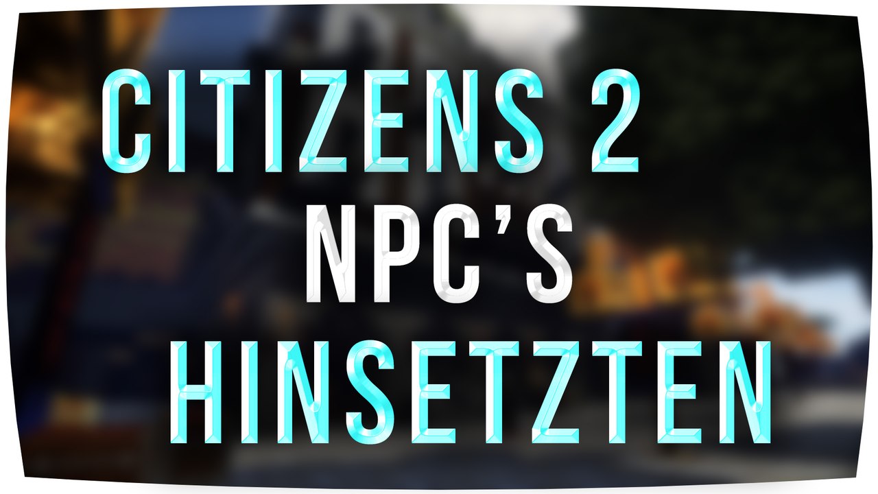 Citizens 2 ► NPC 'hinsetzen' lassen - Minecraft 1.8.9 *Einfach* *Deutsch HD*