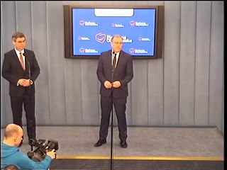 Poseł Jan Grabiec - konferencja z 31 marca 2016 r.