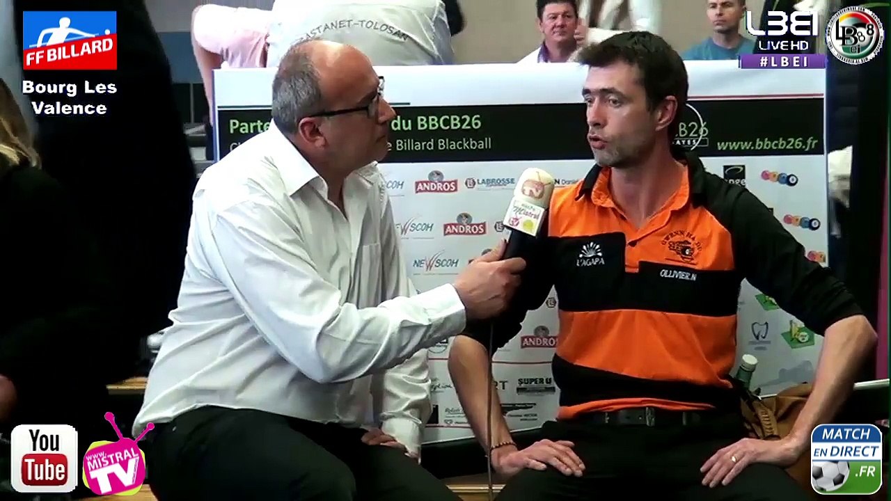 15_16_LIVE REAC DES FINALISTES TOURNOI MIXTE FINALISTE BOURG LES VALENCES - NICOLAS OLLIVIER