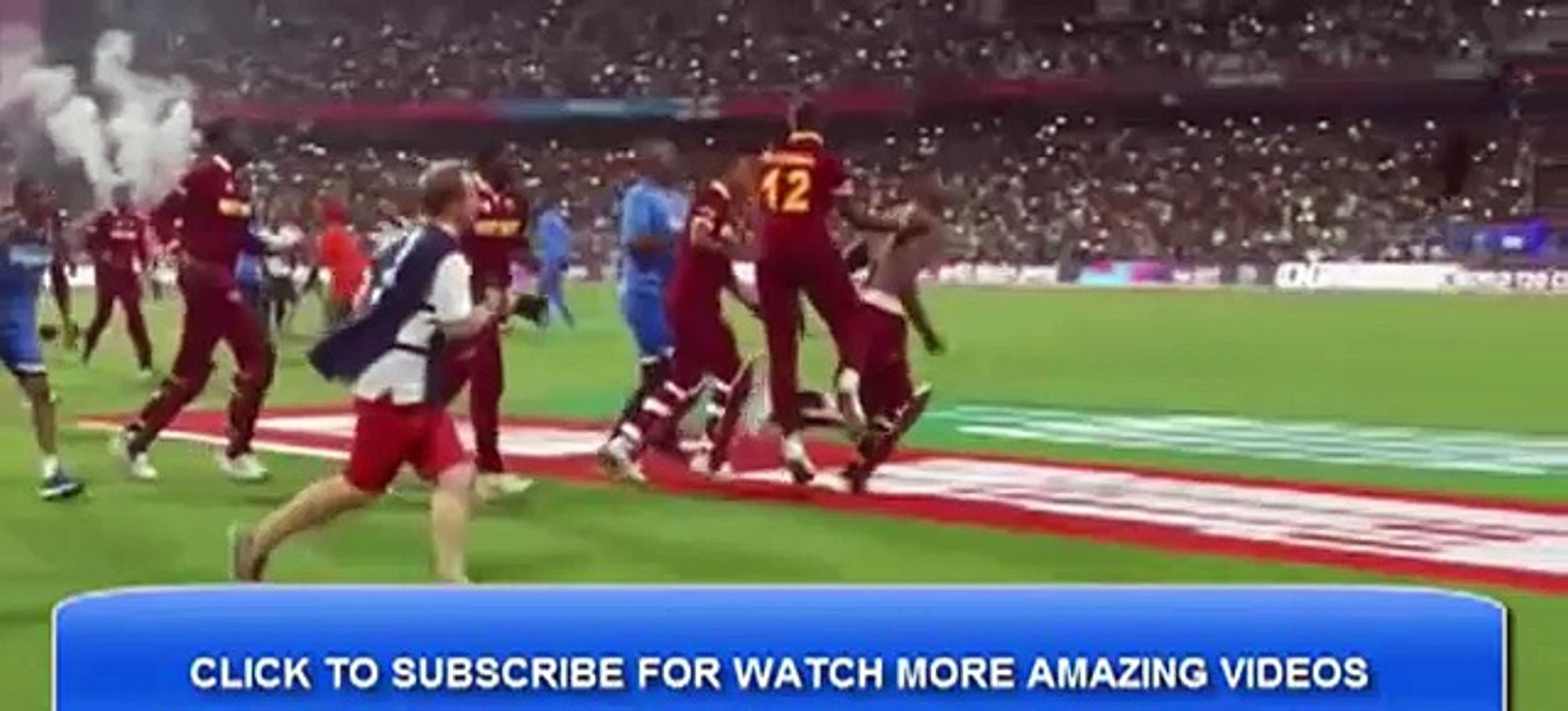 Winning Moments of West Indies & Celebration World Cup T20
