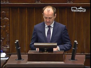 Poseł Marek Sowa - Wystąpienie z dnia 31 marca 2016 roku.