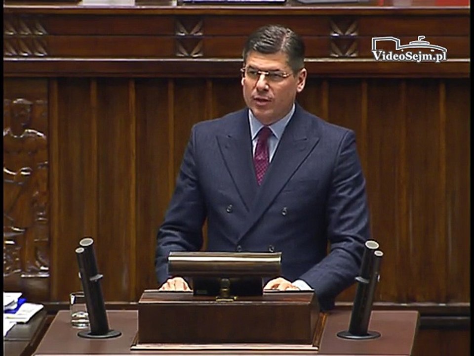 Poseł Paweł Pudłowski - Wystąpienie z dnia 31 marca 2016 roku.