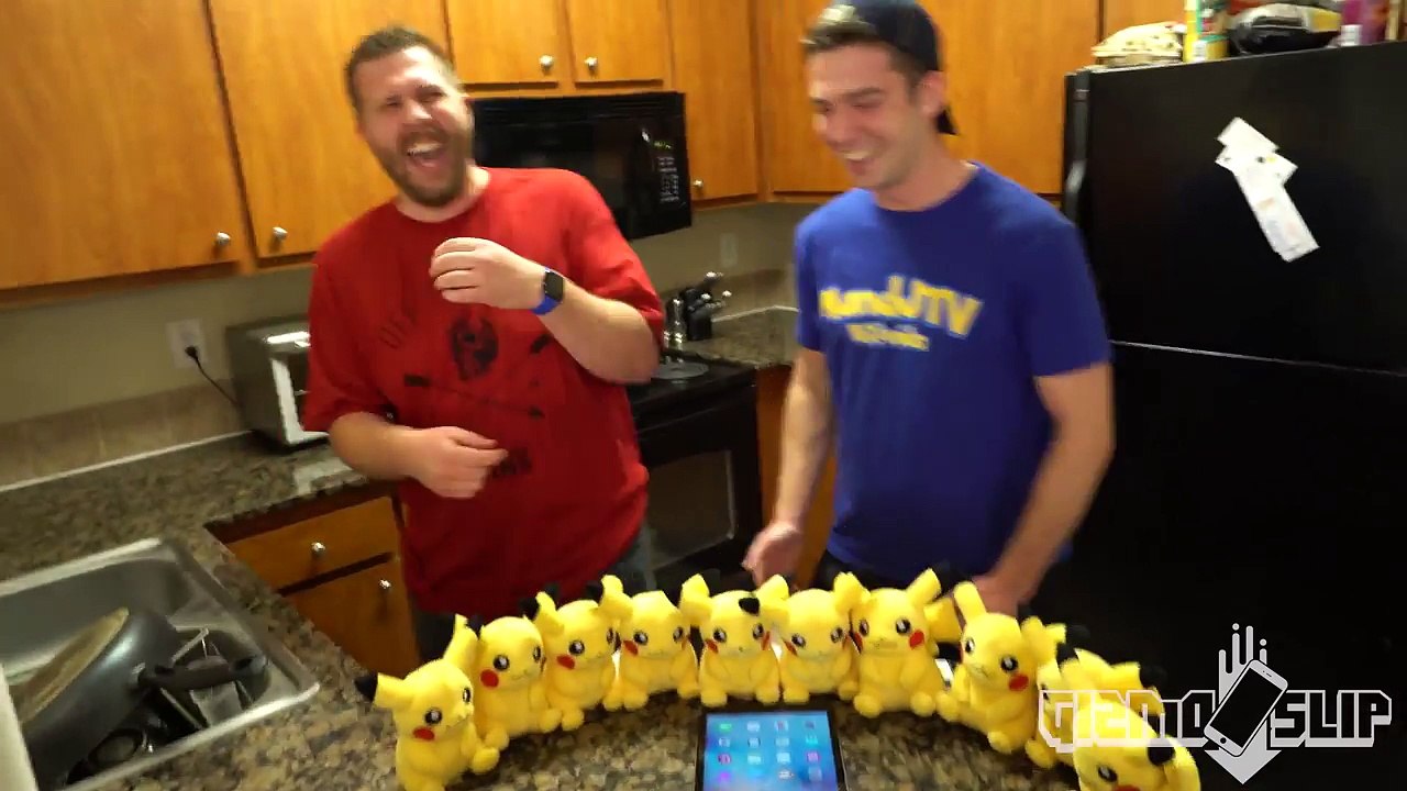 Can 10 Pikachu Plushies Protect an iPad Air from a 100 FT Drop? - GizmoSlip