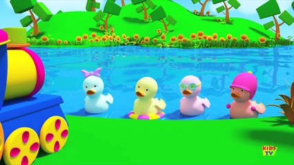 Bob, The Train | Five Little Ducks | 3D Nursery Rhymes For Children And Toddlers