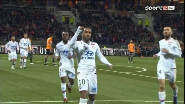 Alexandre Lacazette 1:1 Amazing HD - Lorient 1 - 1 Lyon 03.04.2016 HD