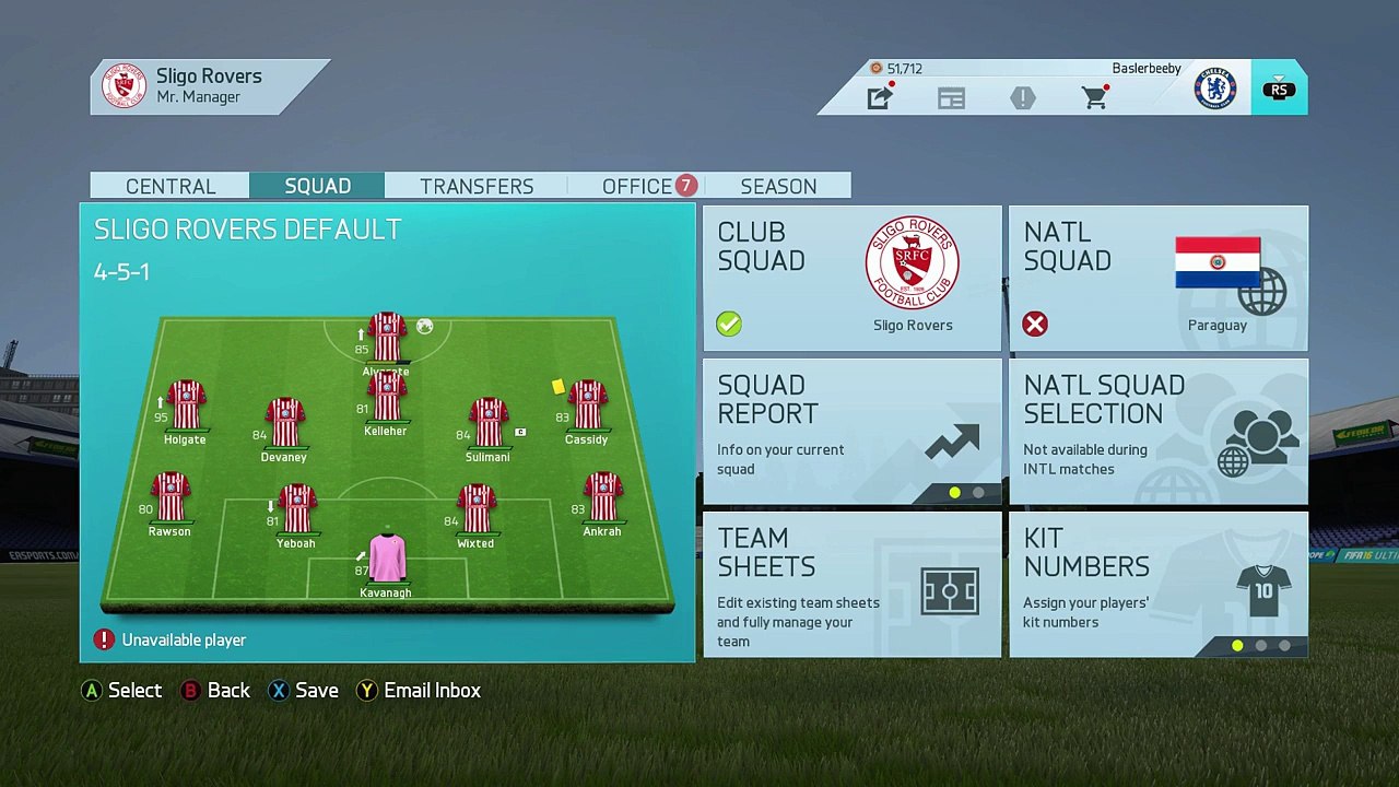 FIFA 16 Career Mode Sligo Rovers Full Youth Academy Team