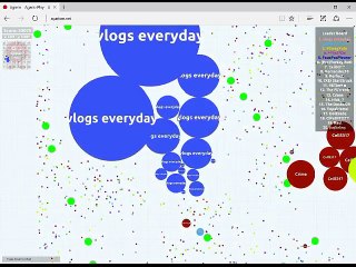 BEASTING IN AGAR.IO 1ST and 2ND PLACE!!!!!!!!!!