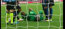 Samir Handanović Brutal Injured - Inter Milan vs Torino 03.04.2016 HD