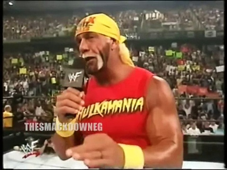 Chris Jericho interrupts Hulk Hogan wwe 2002