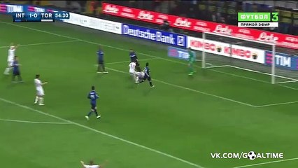 Cristian Molinaro Goal - Inter 1 - 1 Torino - 03-04-2016