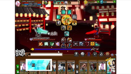 NINJA SAGA PVP- DARK WARRIOR vs BLAZE (KALALA)