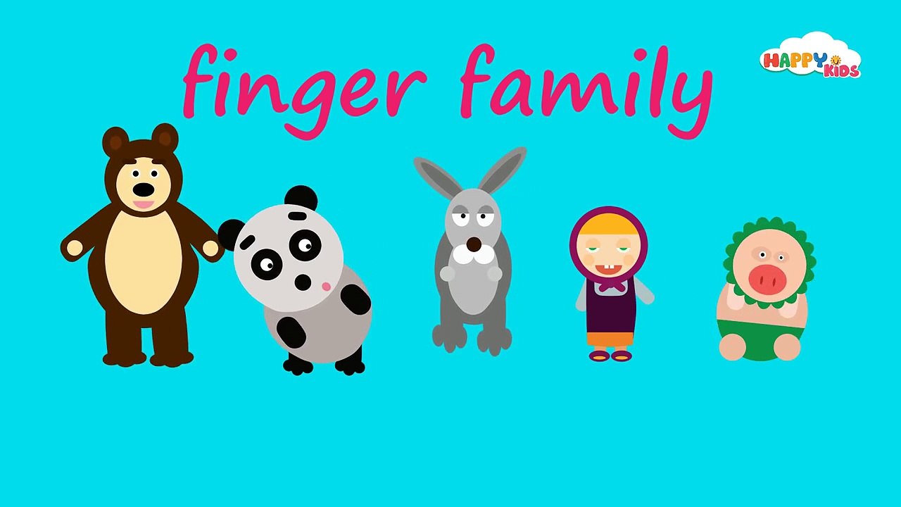 Masha and The Bear Finger Family Song. Masha i medved. Маша и Медведь - Пес