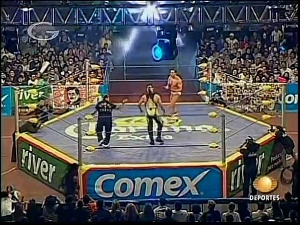 AAA-SinLimite 2009-03-15 Rey de Reys 01 Rey de Reyes Semi Final - Latin Lover vs. Abismo Negro vs. Ozz vs. Black Abyss