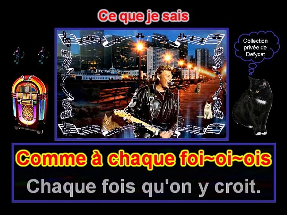 Johnny Hallyday - Ce que je sais