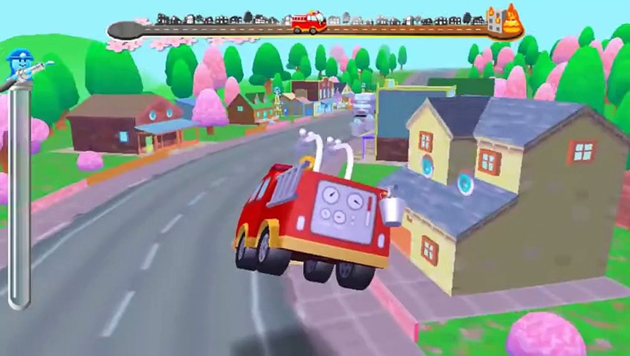 Fire truck cartoon-Fire Trucks game for kids- fire truck games