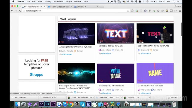 (BEST) Top 10 FREE 2D Intro Templates - AFTER EFFECTS, BLENDER, SONY VEGAS