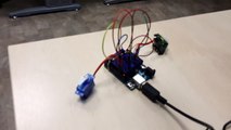 PIR motion sensor   Arduino   servo motor