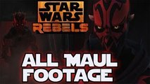 Star Wars Rebels Season 2 ALL DARTH MAUL Footage and Trailer!!!! - Darth Maul in Star Wars