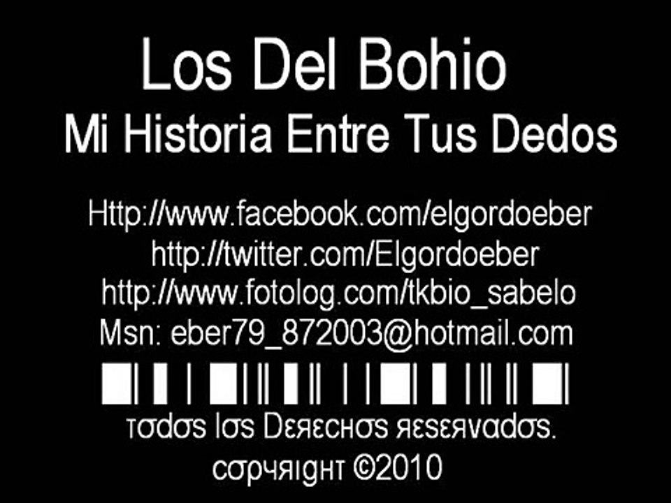 Los Del Bohio Mi Historia Entre Tus Dedos